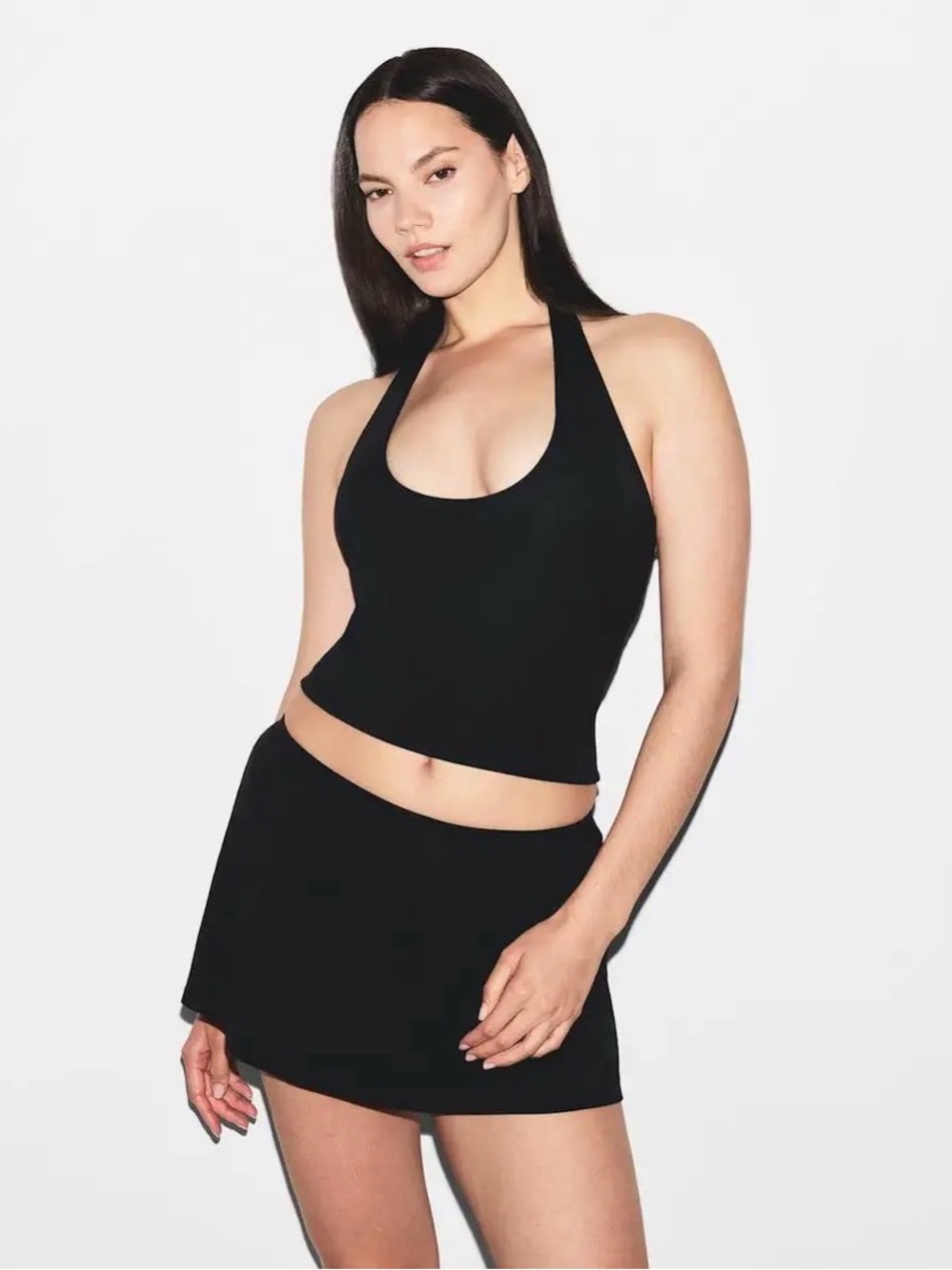 NWT SKIMS Black Mini Skort